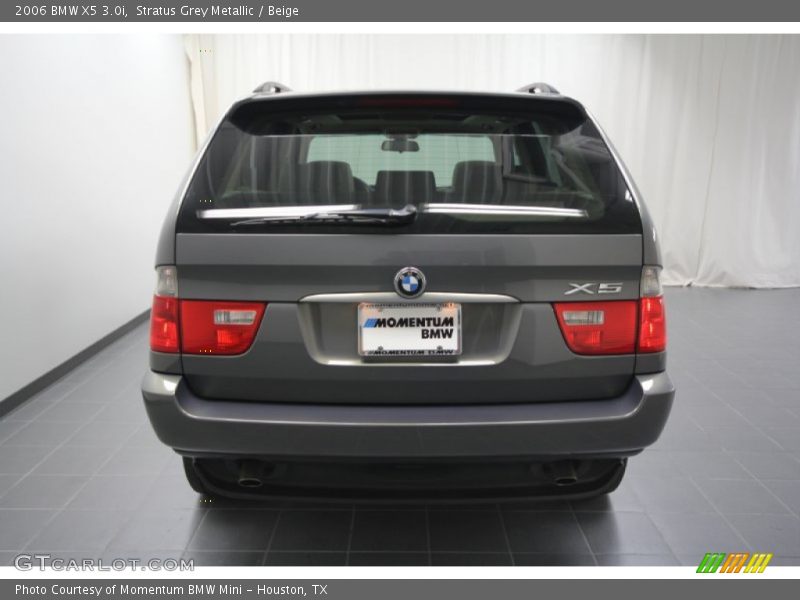 Stratus Grey Metallic / Beige 2006 BMW X5 3.0i