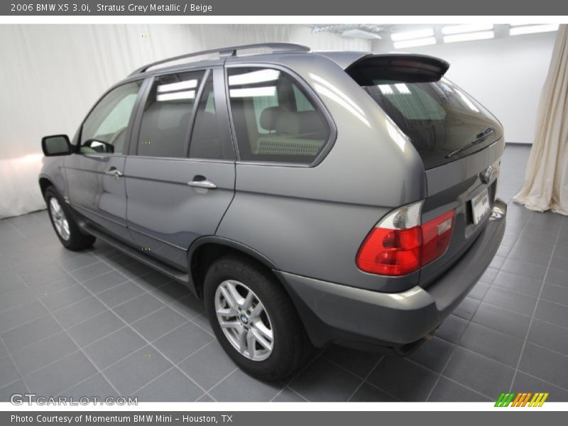 Stratus Grey Metallic / Beige 2006 BMW X5 3.0i