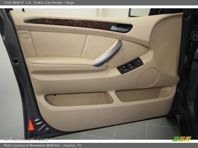 Stratus Grey Metallic / Beige 2006 BMW X5 3.0i