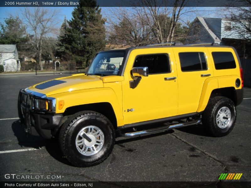 Yellow / Ebony Black 2006 Hummer H3