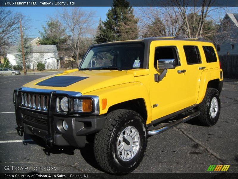 Yellow / Ebony Black 2006 Hummer H3