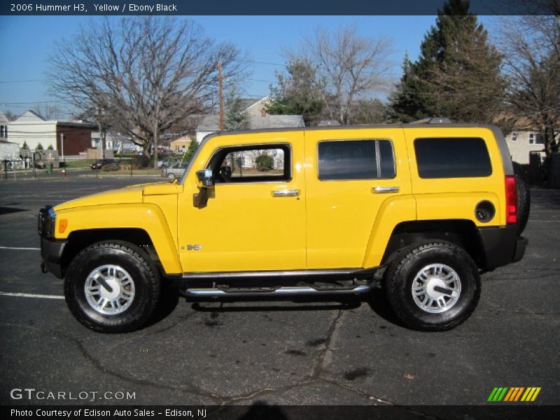 Yellow / Ebony Black 2006 Hummer H3