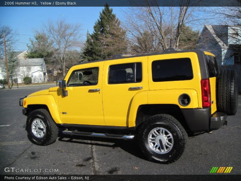 Yellow / Ebony Black 2006 Hummer H3