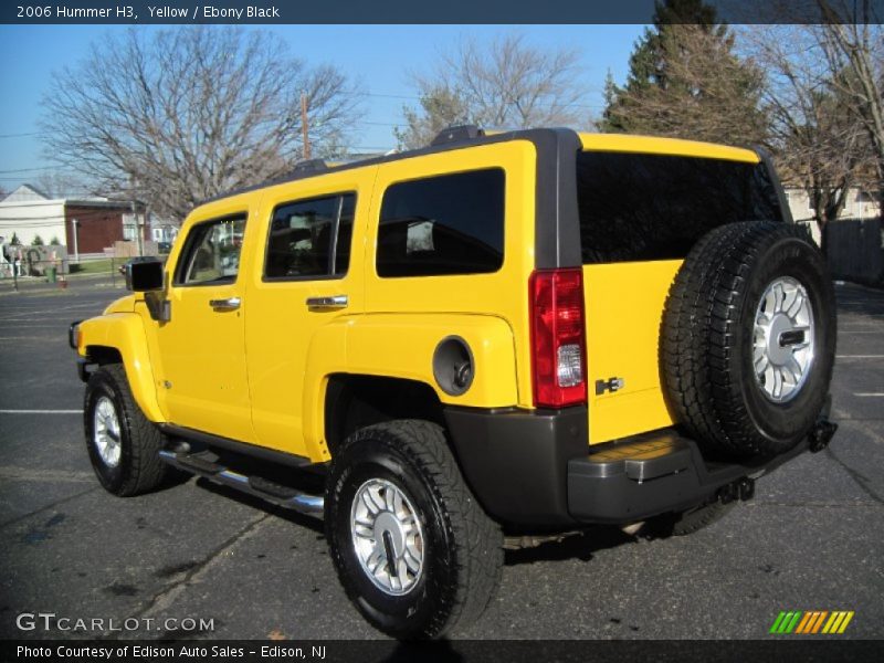 Yellow / Ebony Black 2006 Hummer H3