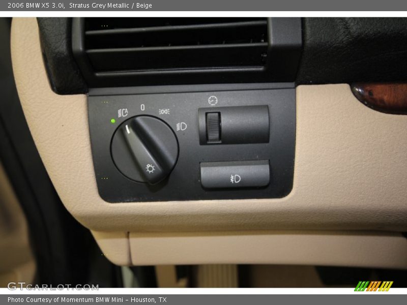 Stratus Grey Metallic / Beige 2006 BMW X5 3.0i