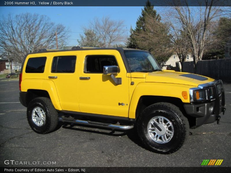 Yellow / Ebony Black 2006 Hummer H3