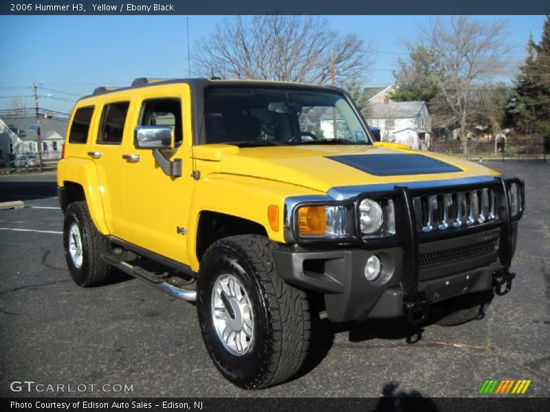 Yellow / Ebony Black 2006 Hummer H3