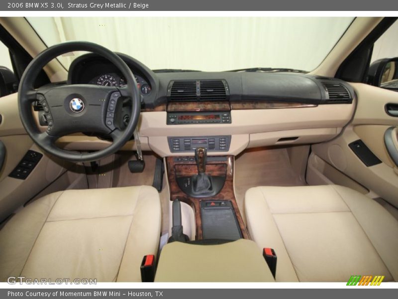 Stratus Grey Metallic / Beige 2006 BMW X5 3.0i
