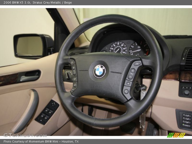 Stratus Grey Metallic / Beige 2006 BMW X5 3.0i