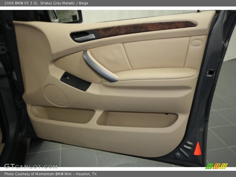 Stratus Grey Metallic / Beige 2006 BMW X5 3.0i