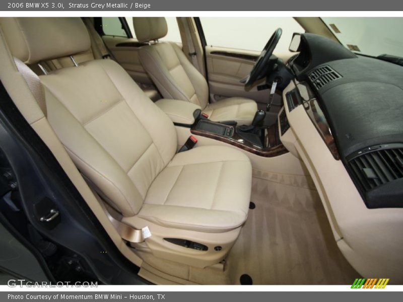 Stratus Grey Metallic / Beige 2006 BMW X5 3.0i