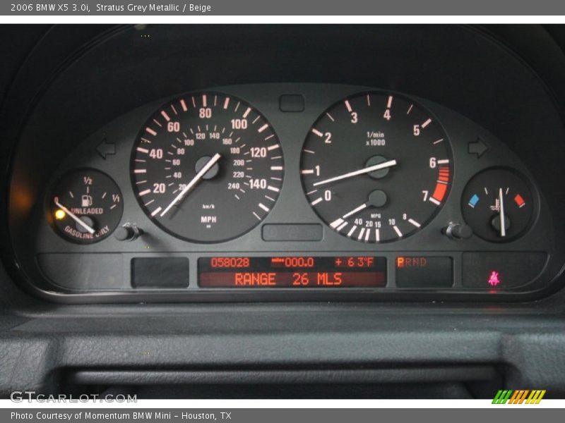Stratus Grey Metallic / Beige 2006 BMW X5 3.0i