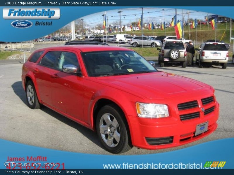 TorRed / Dark Slate Gray/Light Slate Gray 2008 Dodge Magnum