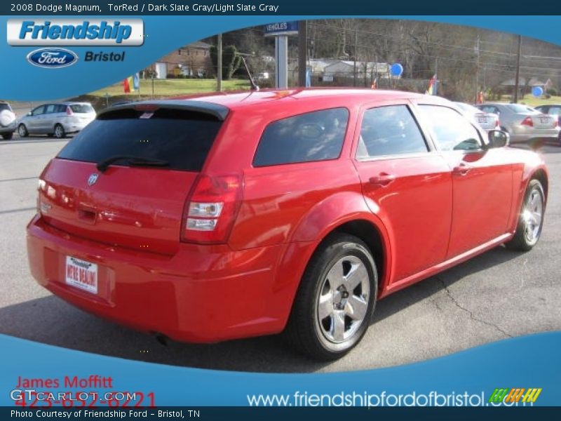 TorRed / Dark Slate Gray/Light Slate Gray 2008 Dodge Magnum