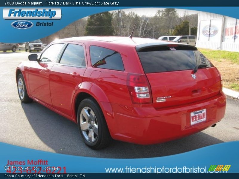 TorRed / Dark Slate Gray/Light Slate Gray 2008 Dodge Magnum