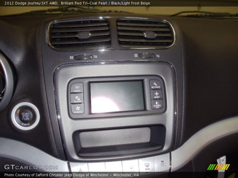 Brilliant Red Tri-Coat Pearl / Black/Light Frost Beige 2012 Dodge Journey SXT AWD