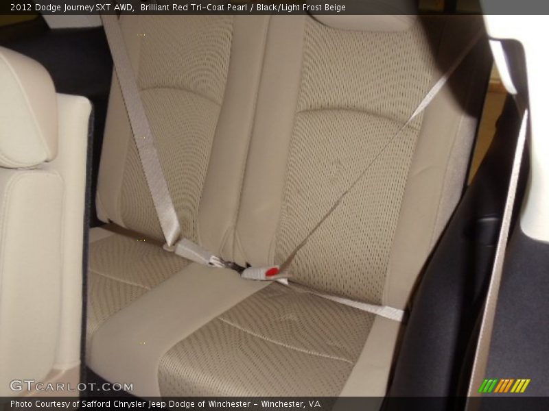 Brilliant Red Tri-Coat Pearl / Black/Light Frost Beige 2012 Dodge Journey SXT AWD