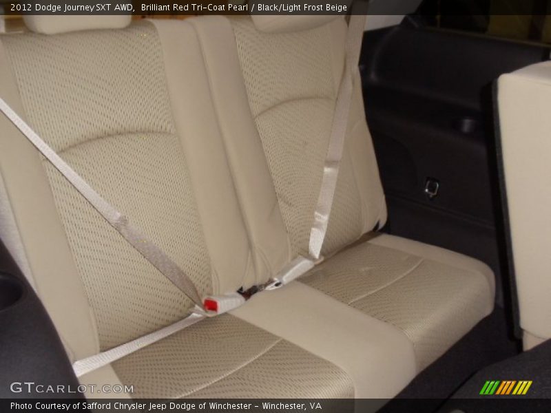 Brilliant Red Tri-Coat Pearl / Black/Light Frost Beige 2012 Dodge Journey SXT AWD