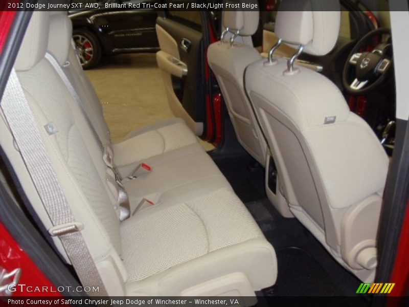 Brilliant Red Tri-Coat Pearl / Black/Light Frost Beige 2012 Dodge Journey SXT AWD
