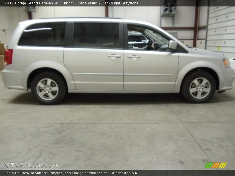 Bright Silver Metallic / Black/Light Graystone 2012 Dodge Grand Caravan SXT