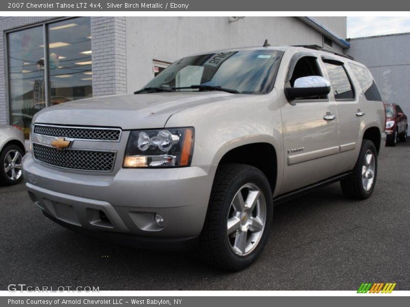 Silver Birch Metallic / Ebony 2007 Chevrolet Tahoe LTZ 4x4