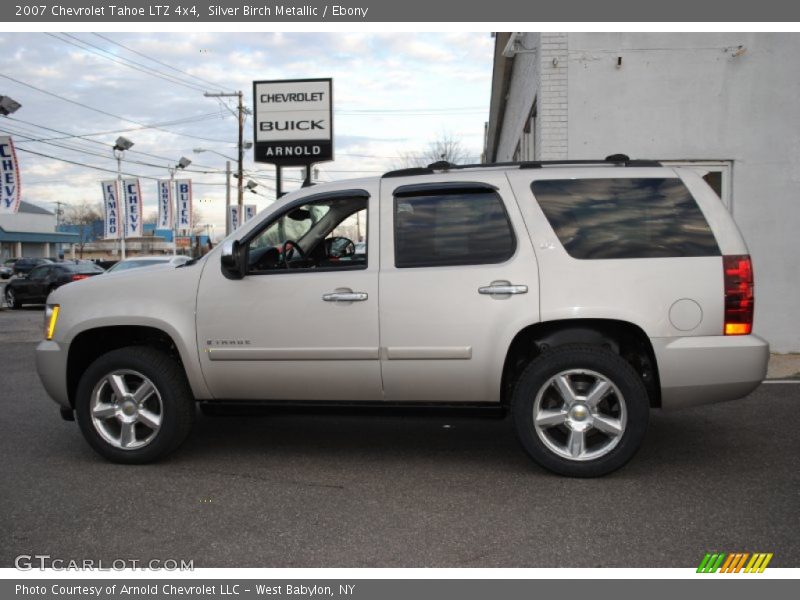 Silver Birch Metallic / Ebony 2007 Chevrolet Tahoe LTZ 4x4