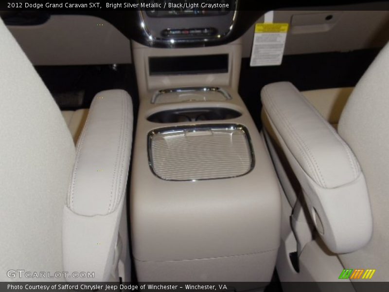 Bright Silver Metallic / Black/Light Graystone 2012 Dodge Grand Caravan SXT