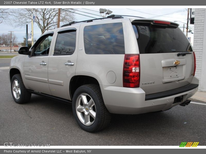 Silver Birch Metallic / Ebony 2007 Chevrolet Tahoe LTZ 4x4