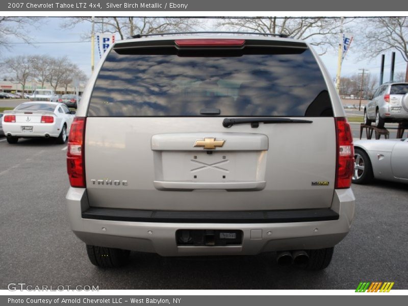 Silver Birch Metallic / Ebony 2007 Chevrolet Tahoe LTZ 4x4