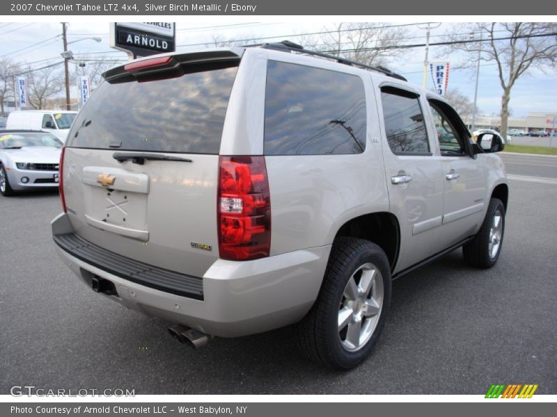 Silver Birch Metallic / Ebony 2007 Chevrolet Tahoe LTZ 4x4