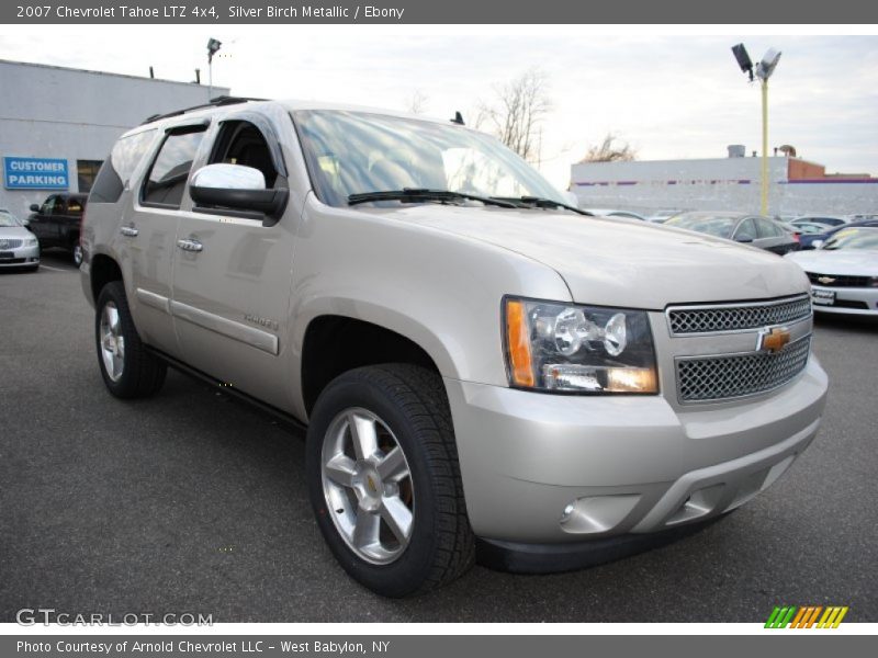 Silver Birch Metallic / Ebony 2007 Chevrolet Tahoe LTZ 4x4