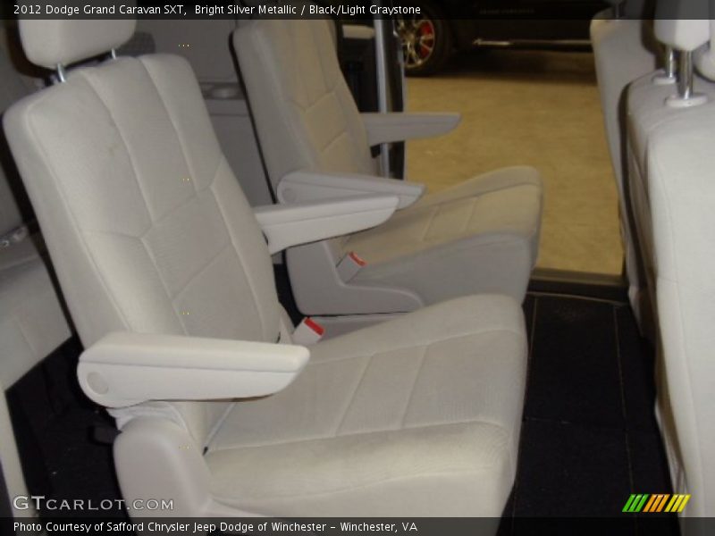 Bright Silver Metallic / Black/Light Graystone 2012 Dodge Grand Caravan SXT
