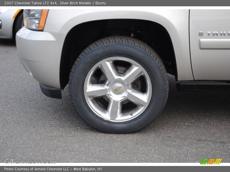 Silver Birch Metallic / Ebony 2007 Chevrolet Tahoe LTZ 4x4