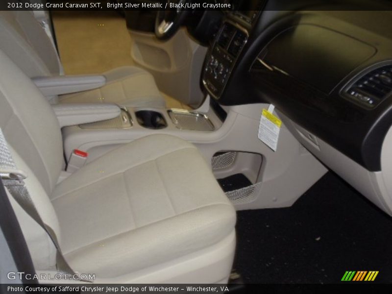 Bright Silver Metallic / Black/Light Graystone 2012 Dodge Grand Caravan SXT