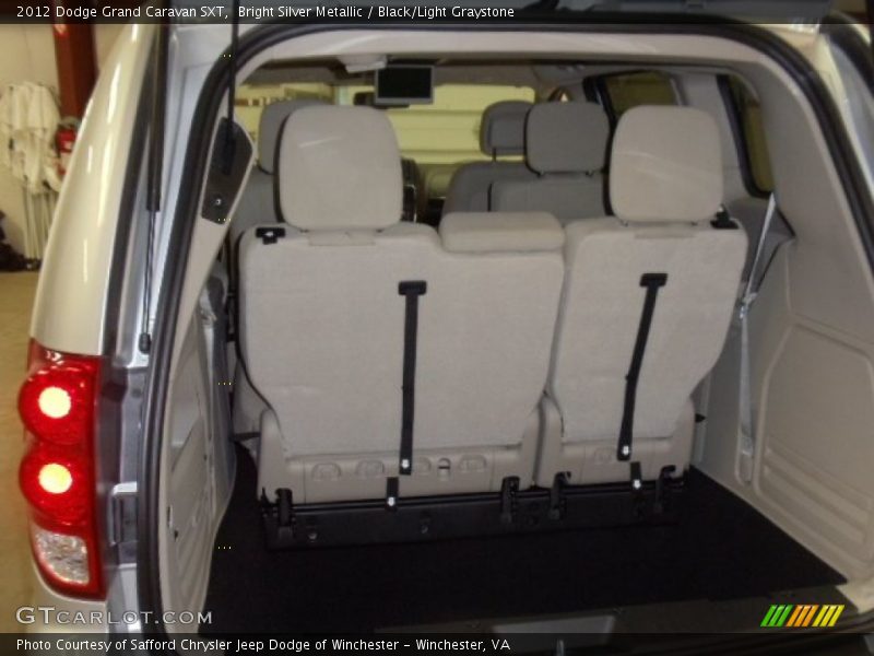 Bright Silver Metallic / Black/Light Graystone 2012 Dodge Grand Caravan SXT