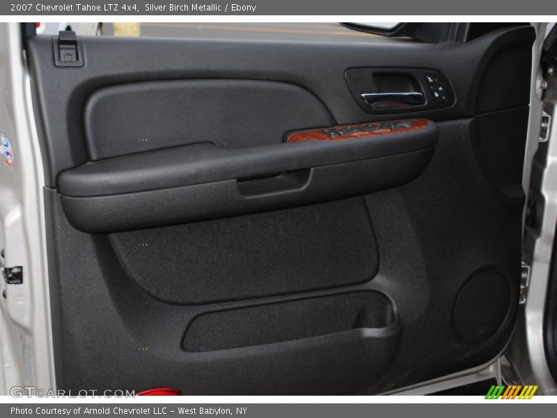Silver Birch Metallic / Ebony 2007 Chevrolet Tahoe LTZ 4x4