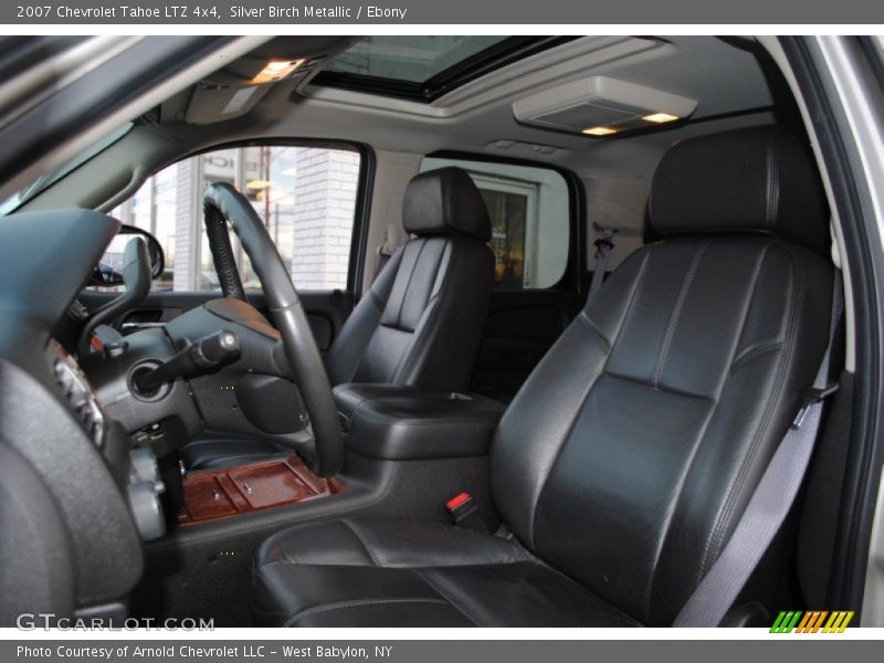 Silver Birch Metallic / Ebony 2007 Chevrolet Tahoe LTZ 4x4