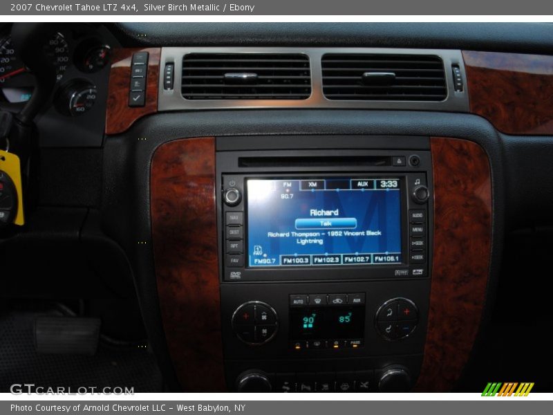 Silver Birch Metallic / Ebony 2007 Chevrolet Tahoe LTZ 4x4