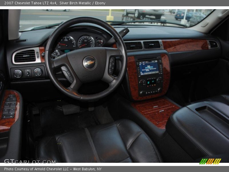 Silver Birch Metallic / Ebony 2007 Chevrolet Tahoe LTZ 4x4