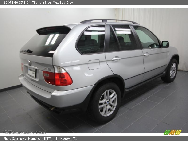 Titanium Silver Metallic / Grey 2006 BMW X5 3.0i