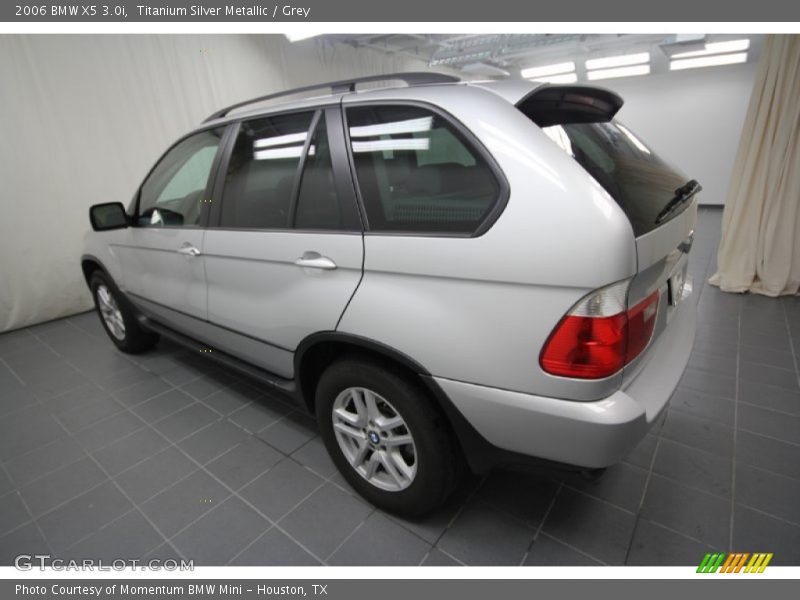 Titanium Silver Metallic / Grey 2006 BMW X5 3.0i