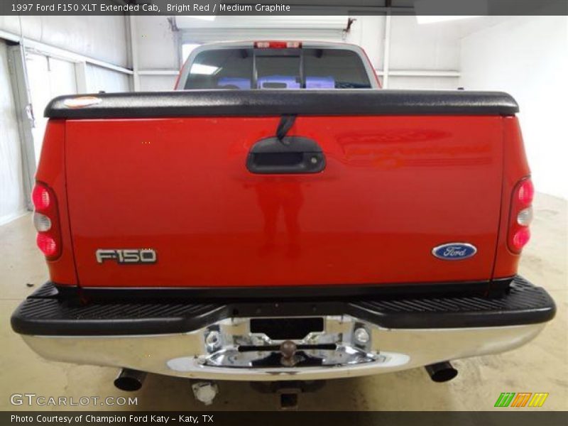 Bright Red / Medium Graphite 1997 Ford F150 XLT Extended Cab