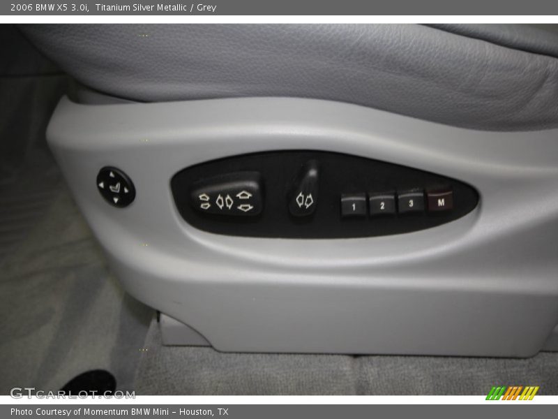 Titanium Silver Metallic / Grey 2006 BMW X5 3.0i