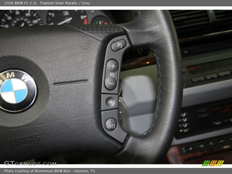 Titanium Silver Metallic / Grey 2006 BMW X5 3.0i