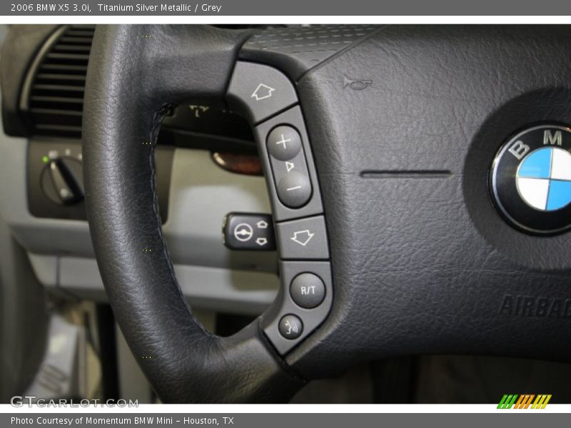 Titanium Silver Metallic / Grey 2006 BMW X5 3.0i