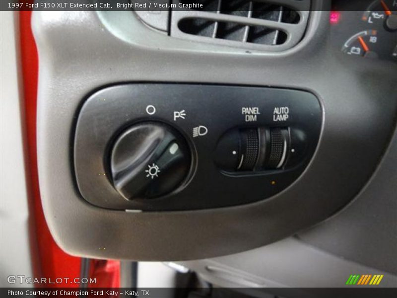 Bright Red / Medium Graphite 1997 Ford F150 XLT Extended Cab