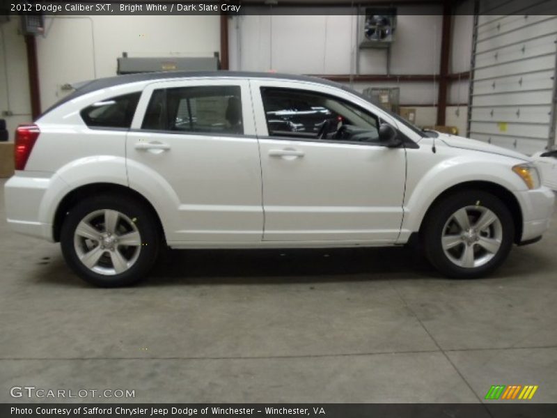 Bright White / Dark Slate Gray 2012 Dodge Caliber SXT