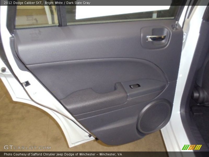 Bright White / Dark Slate Gray 2012 Dodge Caliber SXT