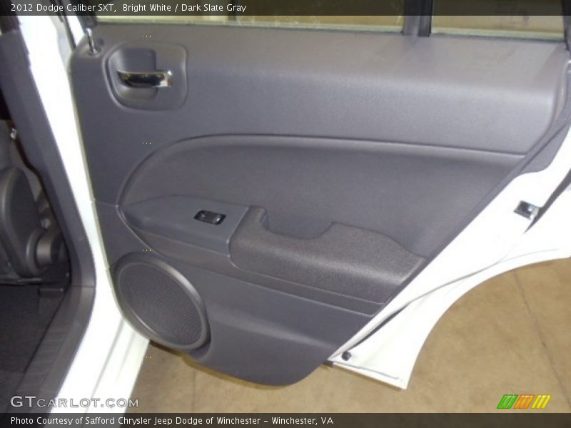 Bright White / Dark Slate Gray 2012 Dodge Caliber SXT