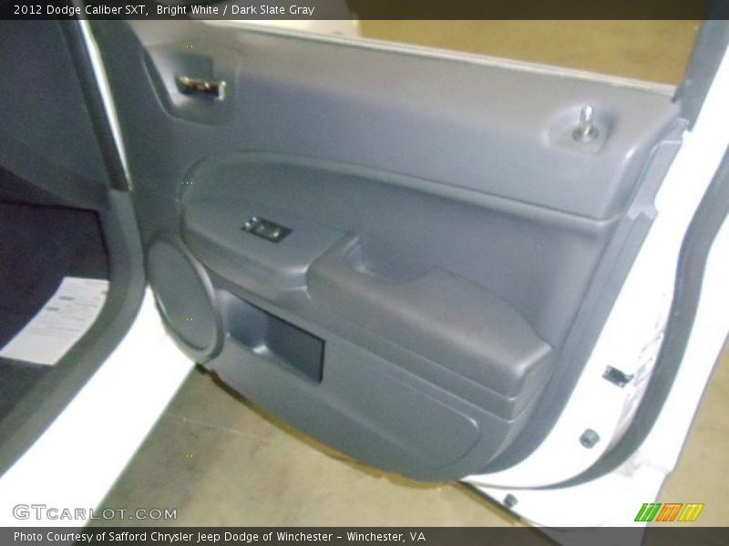 Bright White / Dark Slate Gray 2012 Dodge Caliber SXT